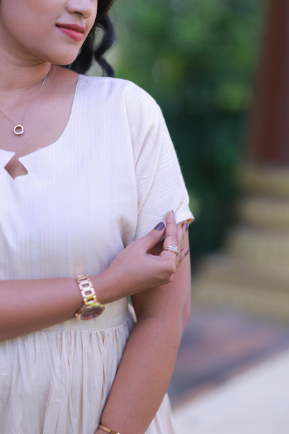 Sanda Midi Length Without zip frock